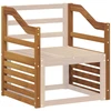 Porankiai 2 pcs Ruda 59 x 4 x 73 cm Apdirbta mediena