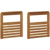 Porankiai 2 pcs Ruda 59 x 6 x 61 cm Apdirbta mediena
