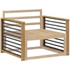 Porankiai 2 vnt. Balta 80 x 6 x 61 cm Kietos akacijos mediena