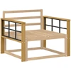 Porankiai 2 vnt. Balta 80 x 6 x 61 cm Kietos akacijos mediena