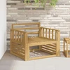 Porankiai 2 vnt. Balta 80 x 6 x 61 cm Kietos akacijos mediena