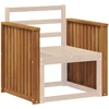 Porankiai 2 vnt. Ruda 60 x 6 x 61 cm Kietos akacijos mediena
