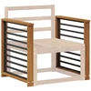 Porankis 2 pcs Natūrali 60 x 6 x 61 cm Kietos akacijos mediena