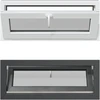 Bendras lango vidinis atspalvis baltas RISOR 100 x 40 cm