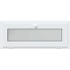 Požeminio lango RISOR 100 x 40 cm PVC ir stiklas Balta