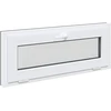 Požeminio lango RISOR 100 x 40 cm PVC ir stiklas Antracito