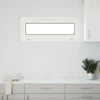 Požeminio lango RISOR 110 x 40 cm PVC ir stiklas Balta