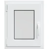 Požeminio lango RISOR 50 x 55 cm PVC ir stiklas