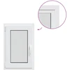 Požeminio lango RISOR 50 x 70 cm PVC ir stiklas
