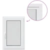 Požeminio lango RISOR 50 x 90 cm PVC ir stiklas