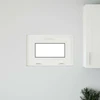 Požeminio lango RISOR 60 x 40 cm PVC ir stiklas Balta