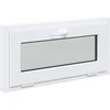 Požeminio lango RISOR 80 x 40 cm PVC ir stiklas Balta