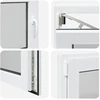 Požeminio lango RISOR 80 x 55 cm PVC ir stiklas