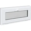 Požeminio lango RISOR 90 x 40 cm PVC ir stiklas Antracito