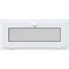 Požeminio lango RISOR 90 x 40 cm PVC ir stiklas Balta
