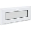 Požeminio lango RISOR 90 x 40 cm PVC ir stiklas Balta
