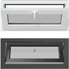 Bendras lango vidinis atspalvis baltas RISOR 90 x 40 cm