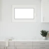 Požeminio lango RISOR 90 x 70 cm PVC ir stiklas Balta