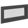Požeminio lango RISOR 100 x 50 cm PVC ir stiklas Antracito