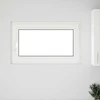 Požeminio lango RISOR 100 x 60 cm PVC ir stiklas Antracito
