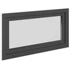 Požeminio lango RISOR 110 x 60 cm PVC ir stiklas Antracito