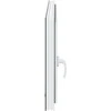 Bendras lango vidinis atspalvis baltas RISOR 120 x 60 cm
