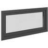 Požeminio lango RISOR 120 x 60 cm PVC ir stiklas Antracito