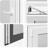 Požeminio lango RISOR 50 x 50 cm PVC ir stiklas Antracito