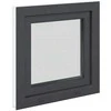 Požeminio lango RISOR 50 x 50 cm PVC ir stiklas Antracito