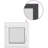 Požeminio lango RISOR 50 x 50 cm PVC ir stiklas Antracito