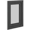 Požeminio lango RISOR 50 x 75 cm PVC ir stiklas Antracito