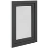 Požeminio lango RISOR 60 x 100 cm PVC ir stiklas Antracito