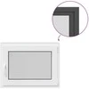 Požeminio lango RISOR 60 x 100 cm PVC ir stiklas Antracito