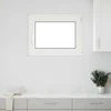 Požeminio lango RISOR 60 x 100 cm PVC ir stiklas Antracito