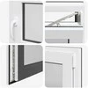 Požeminio lango RISOR 60 x 60 cm PVC ir stiklas Antracito