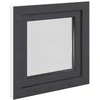 Požeminio lango RISOR 60 x 60 cm PVC ir stiklas Antracito
