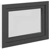 Požeminio lango RISOR 80 x 50 cm PVC ir stiklas Antracito