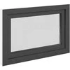 Požeminio lango RISOR 80 x 70 cm PVC ir stiklas Antracito