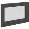 Požeminio lango RISOR 90 x 60 cm PVC ir stiklas Antracito