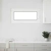 Požeminio lango RISOR 100 x 50 cm PVC ir stiklas Balta