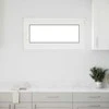 Požeminio lango RISOR 100 x 50 cm PVC ir stiklas Balta