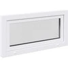 Požeminio lango RISOR 100 x 50 cm PVC ir stiklas Balta