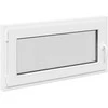 Požeminio lango RISOR 100 x 50 cm PVC ir stiklas Balta