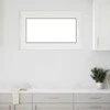 Požeminio lango RISOR 100 x 60 cm PVC ir stiklas Balta