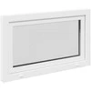 Požeminio lango RISOR 100 x 60 cm PVC ir stiklas Balta