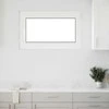 Požeminio lango RISOR 100 x 60 cm PVC ir stiklas Balta
