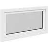 Požeminio lango RISOR 110 x 50 cm PVC ir stiklas Balta