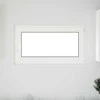 Požeminio lango RISOR 110 x 50 cm PVC ir stiklas Balta