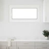 Požeminio lango RISOR 110 x 60 cm PVC ir stiklas Balta
