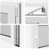 Požeminio lango RISOR 110 x 60 cm PVC ir stiklas Balta